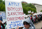 Boycott Divestment Sanctions Sign