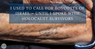 I Used To Call For Boycotts Of Israel — Until I Spoke With Holocaust Survivors