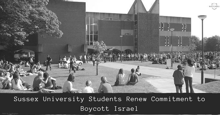 Sussex University Students Renew Commitment to Boycott Israel