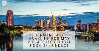 GERMAN BANK ENABLING BDS MAY VIOLATE ITS ETHICAL CODE OF CONDUCT