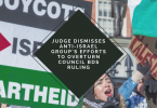 JUDGE DISMISSES ANTI-ISRAEL GROUP’S EFFORTS TO OVERTURN COUNCIL BDS RULING