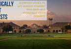 STANFORD URGED TO ACT AGAINST STUDENT WHO SAID HE’D ‘PHYSICALLY FIGHT ZIONISTS’