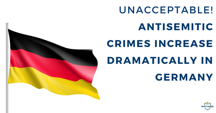 ANTISEMITIC CRIMES INCREASE DRAMATICALLY IN GERMANY