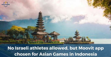 No Israeli athletes allowed, but Moovit app chosen for Asian Games in Indonesia