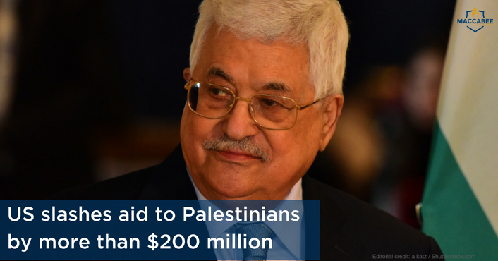 US slashes aid to Palestinians by more than $200 million