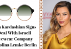 Kim Kardashian Signs Deal With Israeli Eyewear Company Carolina Lemke Berlin