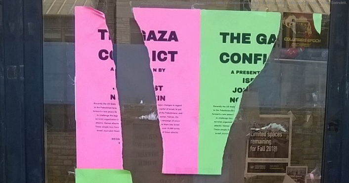 Over 80 Fliers Promoting University of Missouri Event With Israeli Journalist ‘Systematically Torn Down’