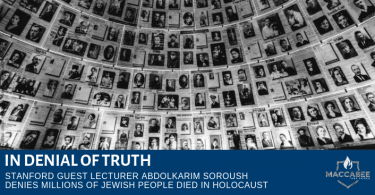 STANFORD GUEST LECTURER ABDOLKARIM SOROUSH DENIES MILLIONS OF JEWISH PEOPLE DIED IN HOLOCAUST