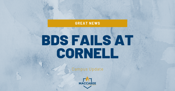 Cornell University’s student government rejected a resolution on Thursday calling for the school to divest from entities “profiting from the occupation of Palestine and human-rights violations.”