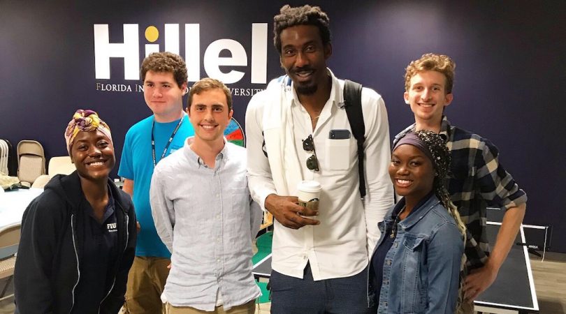 Amar’e Stoudemire is now an undergrad, goes to his campus Hillel and wants to boost black-Jewish relations