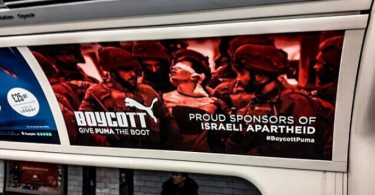 TFL to ‘remove immediately’ unauthorised BDS posters targeting Puma